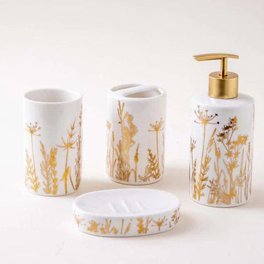 Spring 4-Piece Bath Set - White