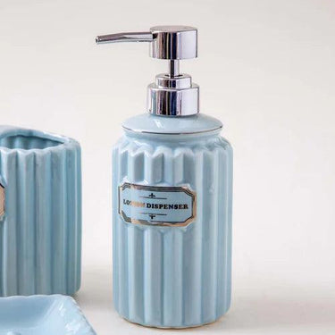 Pious 4-Piece Bath Set - Sky Blue