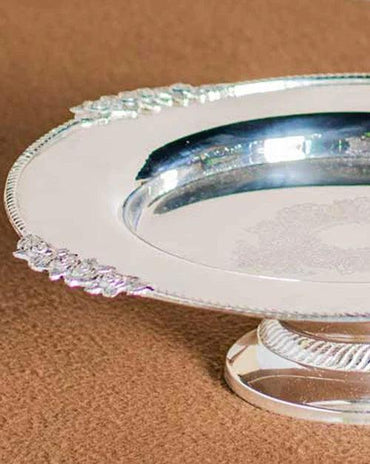 Traditional Rose Brass Platter