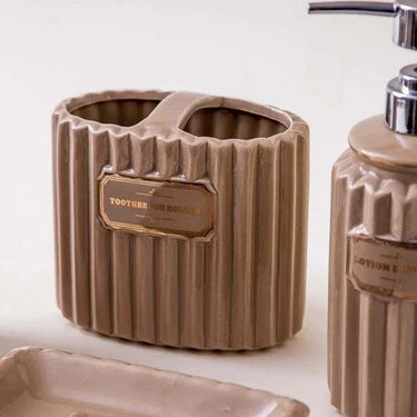 Pious 4-Piece Bath Set - Beige