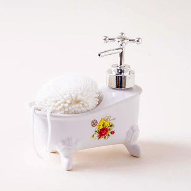 Rose Bath Tub Soap Dispenser