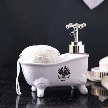 Lavender Bath Tub Soap Dispenser