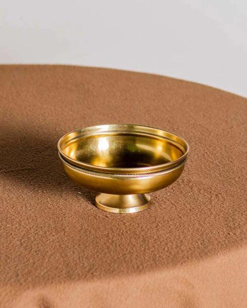 Knotted Rope Steel Serving Bowl - 8"