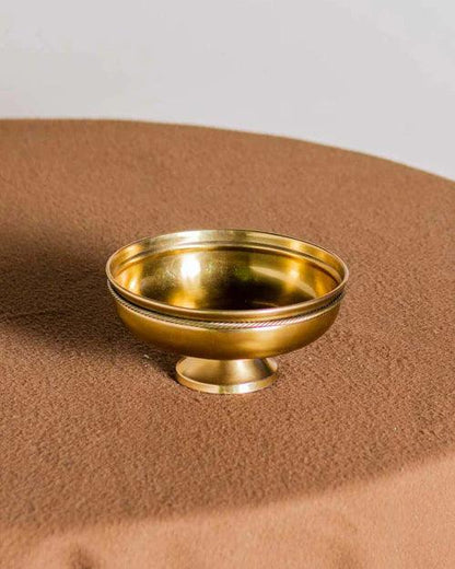 Knotted Rope Steel Serving Bowl - 8"