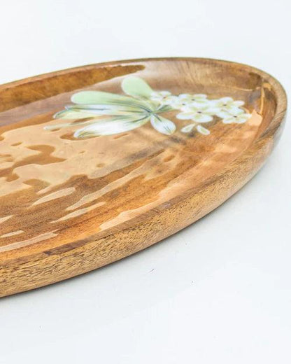 Oval Wooden Serving Platter