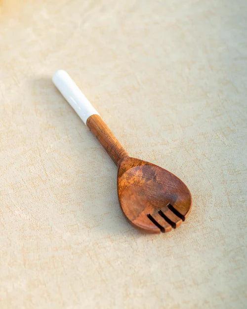 Slabstack Wooden Serving Spoons - Set of 3 - 10"