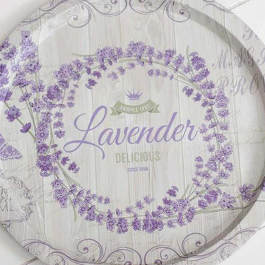 'Lavender Delicious' Round Serving Tray- set of 2