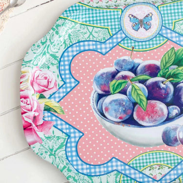 'Berries' Rectangle Serving Tray- set of 2