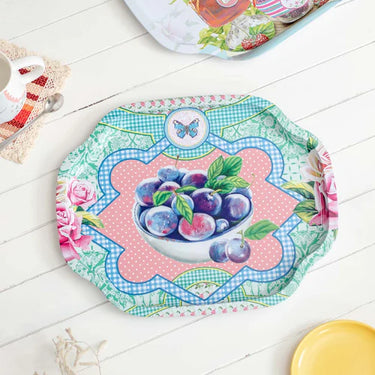 'Berries' Rectangle Serving Tray- set of 2