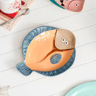 'Gilligan' Vibrant Fish-Shaped Platter