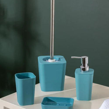 Delightful 4 Piece Bathroom Accessory - Blue