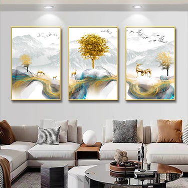 Wall Art Decoration for Dining Room Decorative Modern Crystal Paintings (40*60*3 CM)