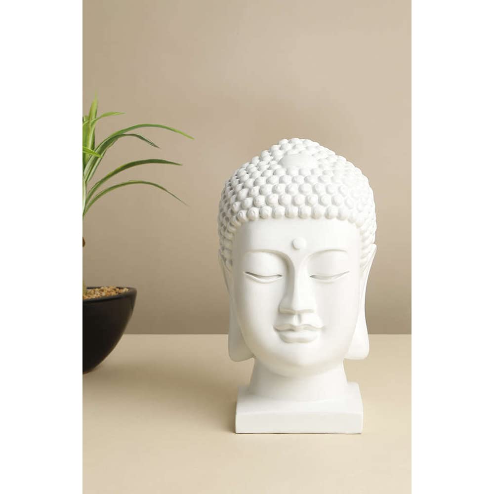 GRACIOUS BUDDHA FACE : WHITE