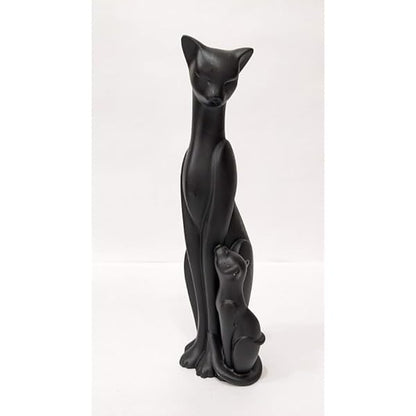 Mother Cat with Child Showpiece