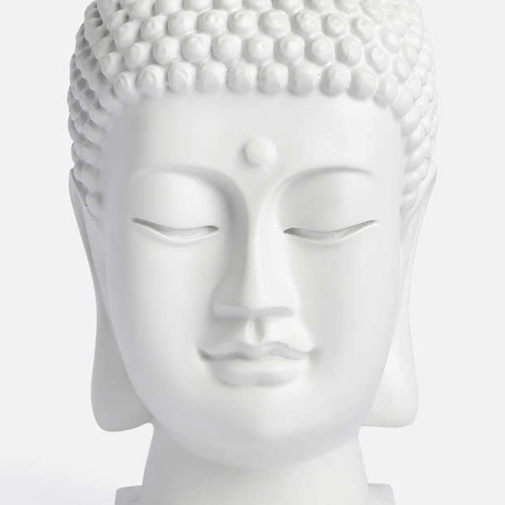 GRACIOUS BUDDHA FACE : WHITE