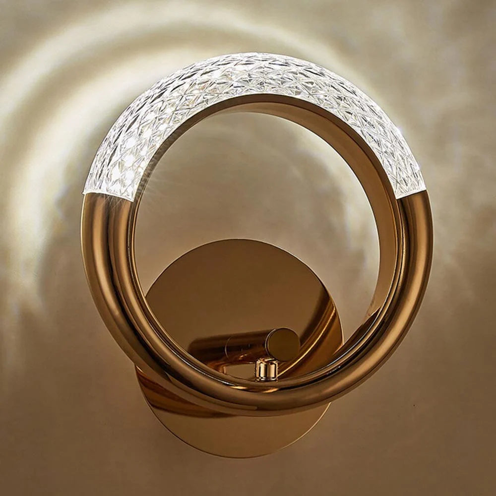 Half Moon Ring Wall Light