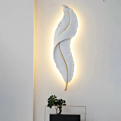 Snowy Quill Wall Light