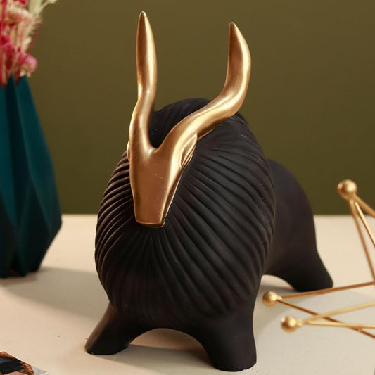 Black Yak with Golden Horn