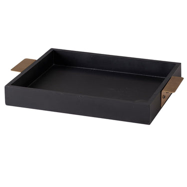 Tray for Serving Wooden Tray for Serving |MDF Tray for Dining Table Gold Handle