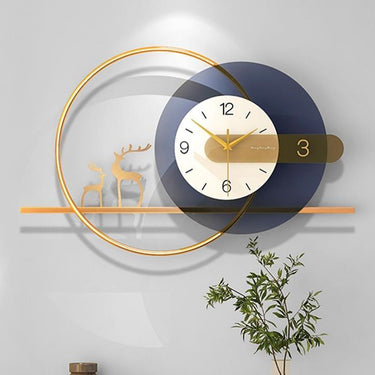 Iron wall clock 80*42cm