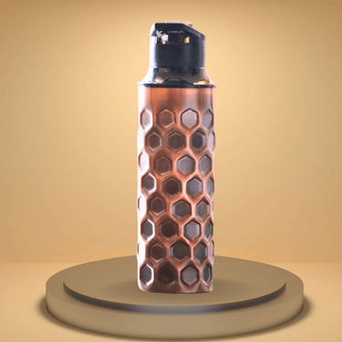 Copper Bottle 950ML, 1 piece | Leak Proof | Office Bottle | Gym Bottle | Yoga Bottle | Home | Kitchen | Hiking | Trekking Bottle | Travel Bottle