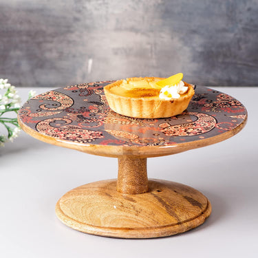 Cake stand for party | cake stand for cake cutting cup cake stand | Printed wooden dessert stand