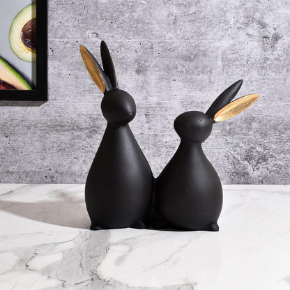 Rabbit Couple StatueRabbit Couple Statue