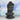 THE AMOGHASIDDHI BUDDHA HEAD STATUE - LARGE (BLACK)