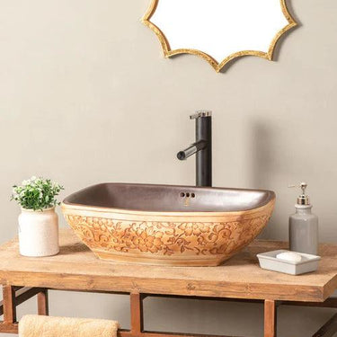 Hyacinth Porcelain Countertop Basin