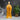 ZEN MONK STATUE FOR DECORATIONS CREATIVE HOME ACCESSORIES STUDY DESKTOP LIVING ROOM OFFICE (ORANGE)