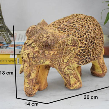 ANTIQUE ROYAL ELEPHANT SHOWPIECE