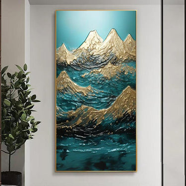 Living Room Corridor Modern Abstract Mountain Wall Art Painting