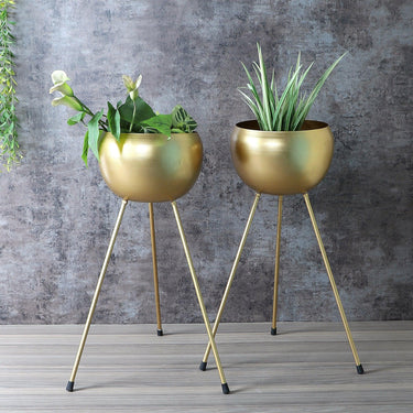 Detachable Apple Floor Planter Set Of 2