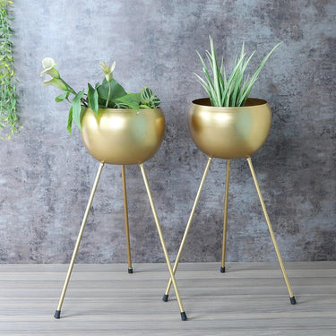 Detachable Apple Floor Planter Set Of 2