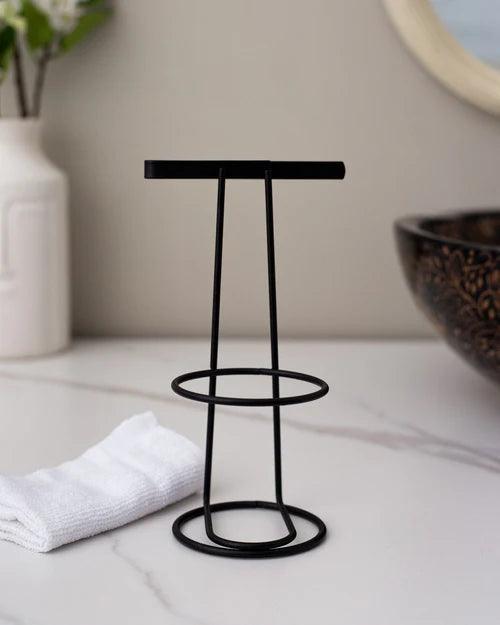 Geometric Pattern Soap Dispenser - Black