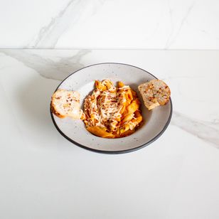 Dim Black Pasta Bowl| Gray | Stoneware Ceramic