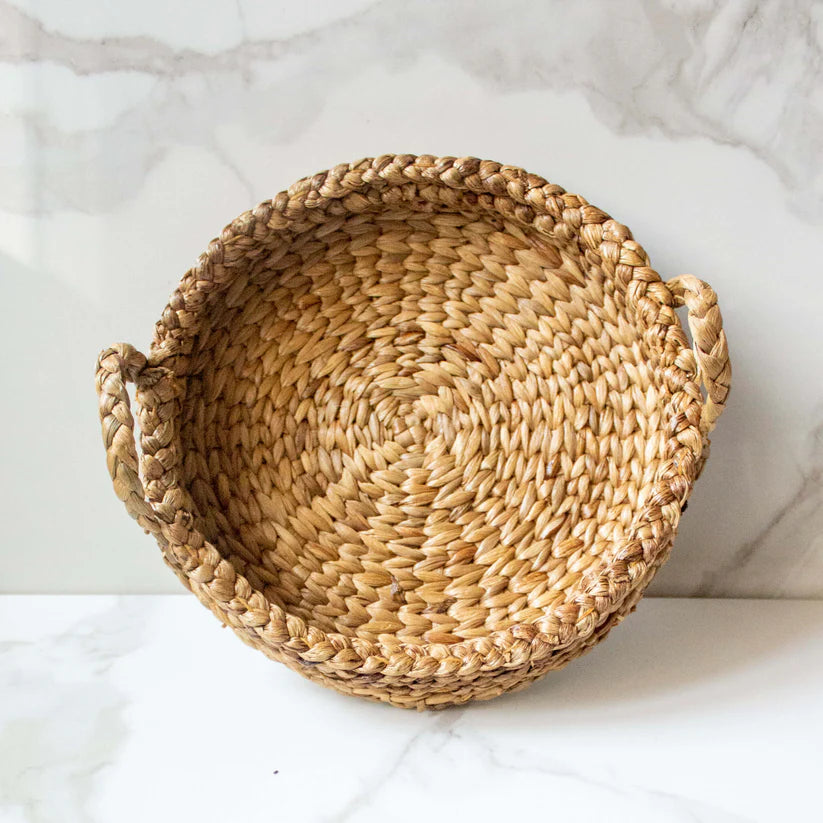 Handcrafted Woven Tray | Water Hyacinth
