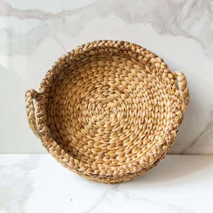 Handcrafted Woven Tray | Water Hyacinth
