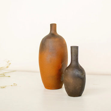 Terracotta Miniature Pots | Miniature Combo of Vase and Incense Holder Vol 1  | Terracotta