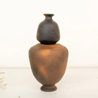 Terracotta Miniature Pots | Miniature Combo of Vase and Incense Holder Vol 4 | Terracotta