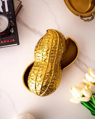 Peanut Shape Dry Fruit Platter - 7"
