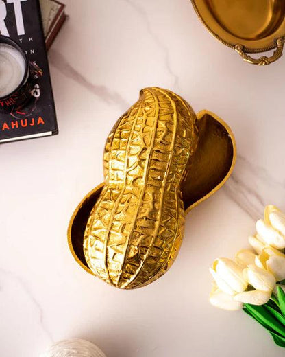 Peanut Shape Dry Fruit Platter - 7"