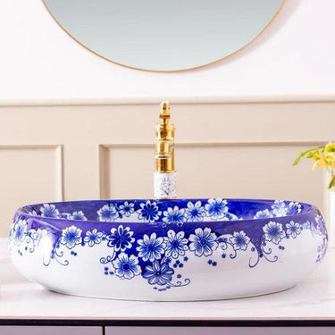 Elsa Porcelain Counter Top Basin