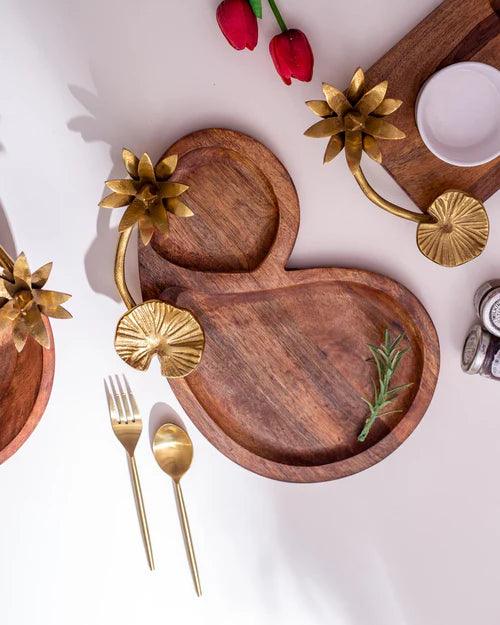 Lotus Serving Tray - 17"