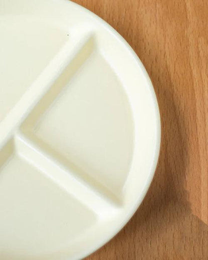 Monochrome Chip & Dip Platter - Off White