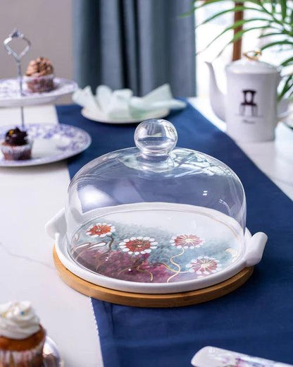 Klara Cake Stand with Glass Dome