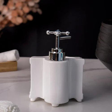 Vanity Cabinet Hand Soap Dispenser - White