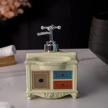 Vanity Cabinet Soap Dispenser - Yellow