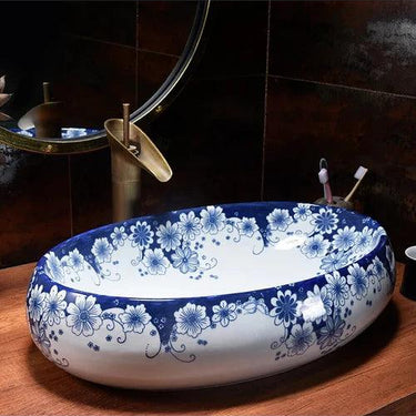 Elsa Porcelain Counter Top Basin