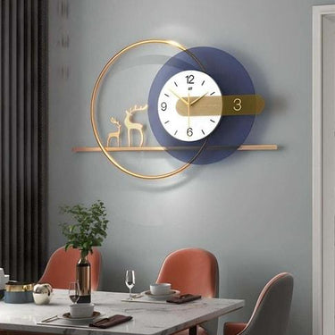 Iron wall clock 80*42cm